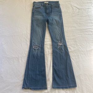 Abercrombie & Fitch High Rise Super Flare Bell Bottom Jeans